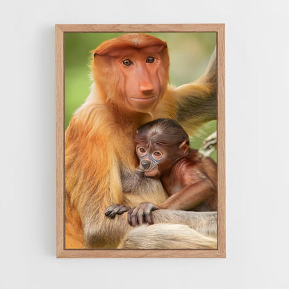monkey-2 cadre Bois clair