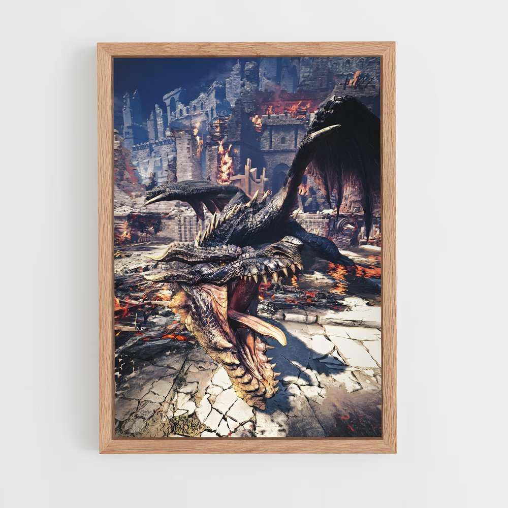 monster-hunter-14 cadre Bois clair