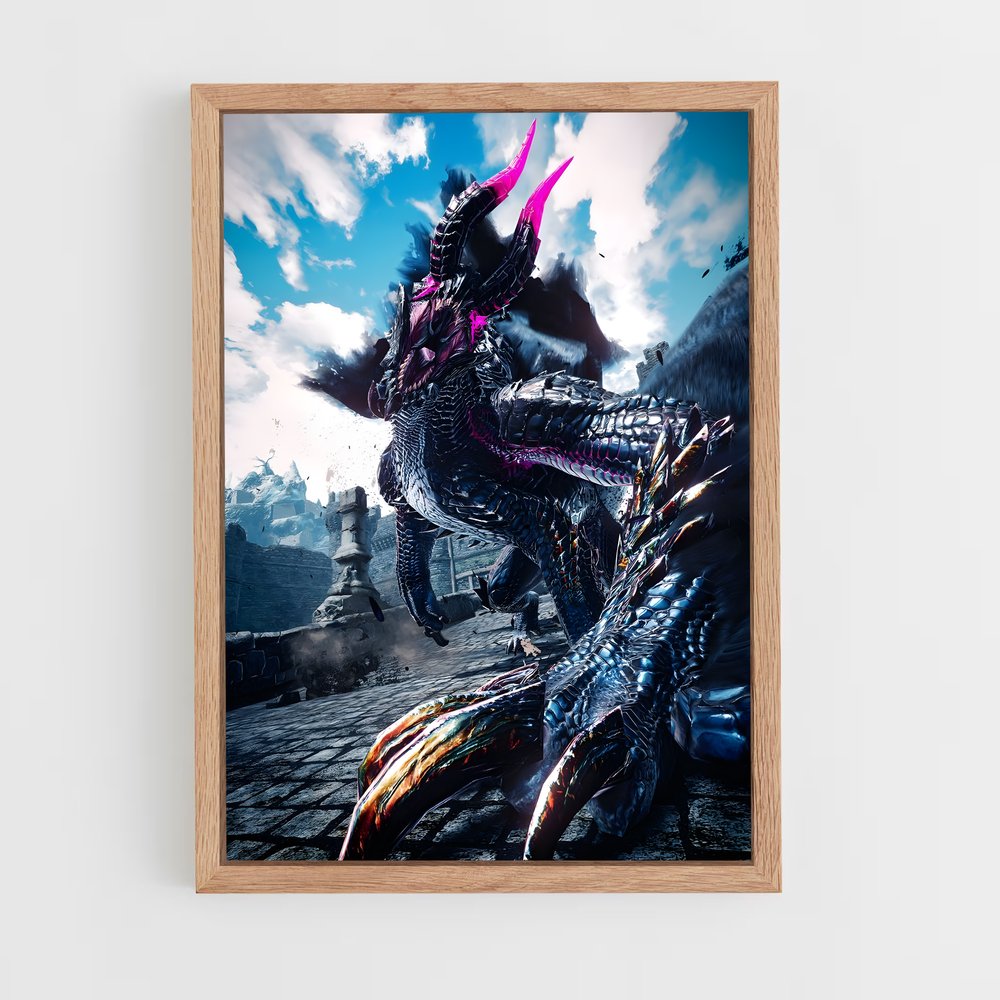 monster-hunter-15 cadre Bois clair