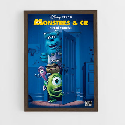 monstres-and-cie-15 cadre Bois foncé