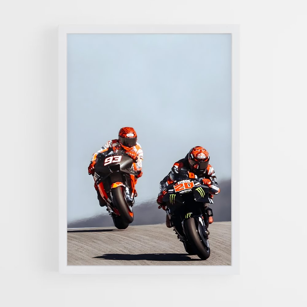 moto-gp-7 cadre Blanc