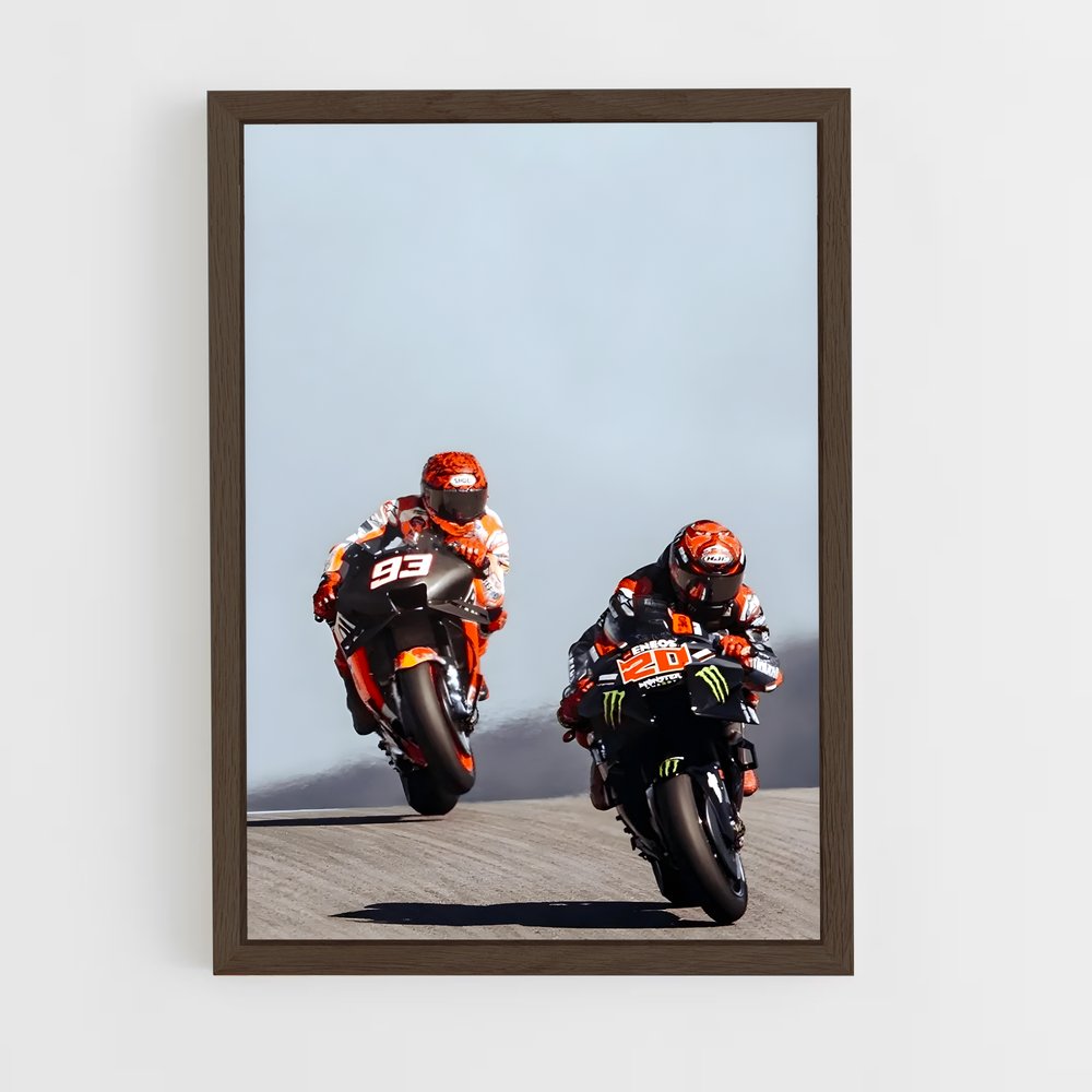moto-gp-7 cadre Bois foncé