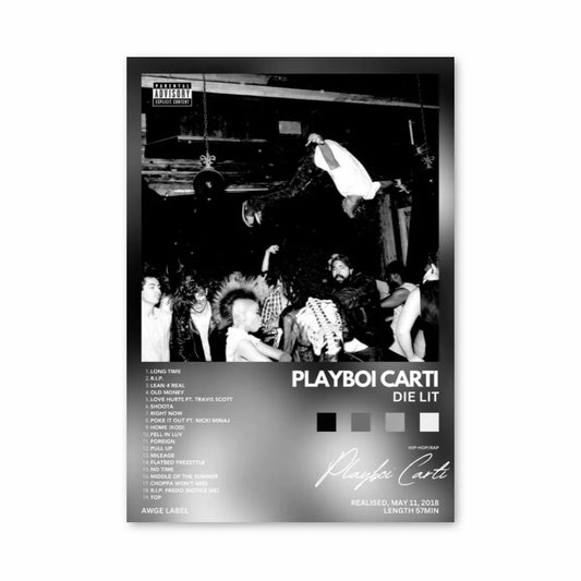 Pôster Playboi Carti Die Lit