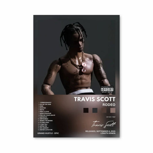 Pôster Travis Scott Rodeio