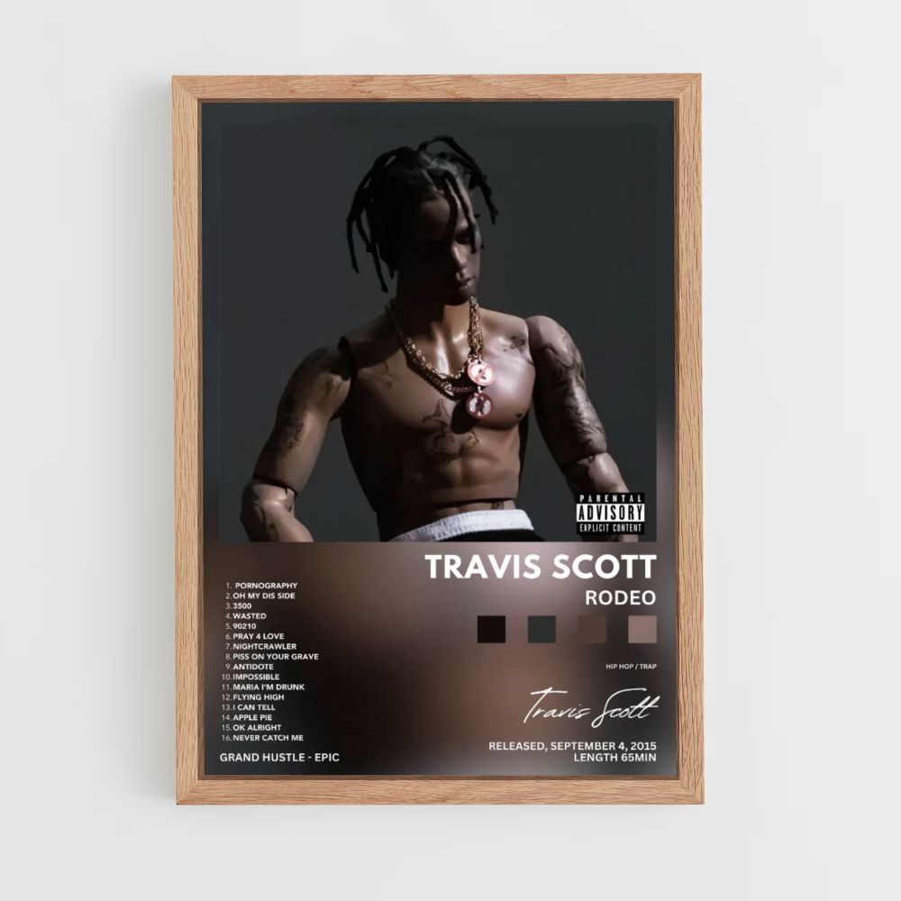 Pôster Travis Scott Rodeio