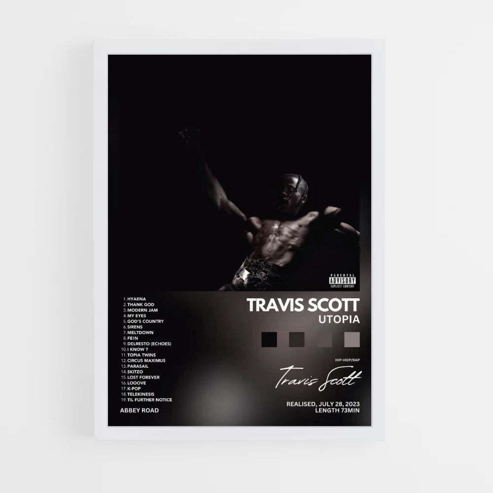 Pôster Travis Scott Utopia