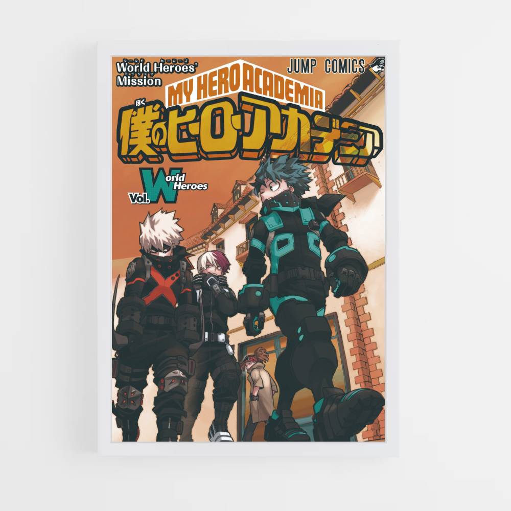 Pôster My Hero Academia Jump Comics