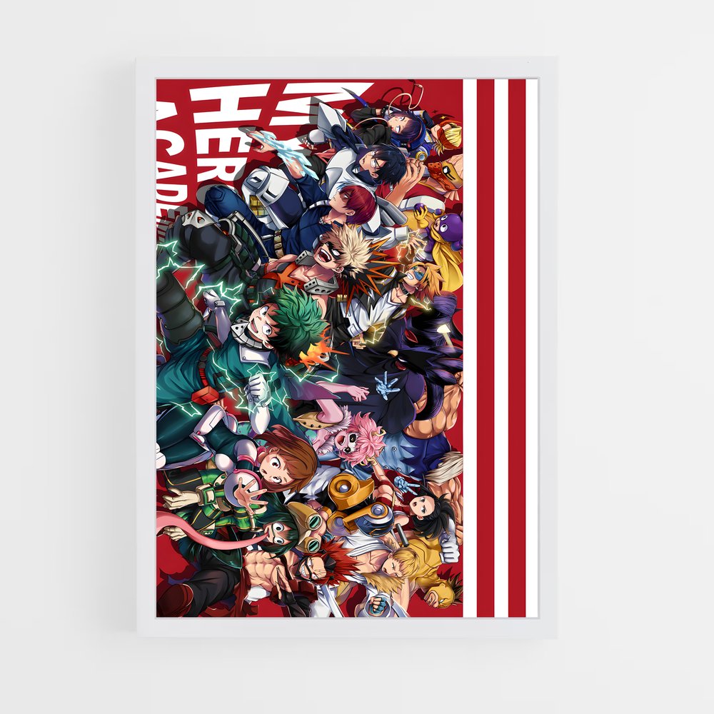 my-hero-academia-22 cadre Blanc