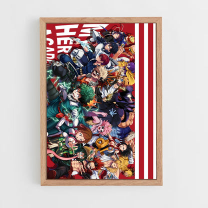 my-hero-academia-22 cadre Bois clair