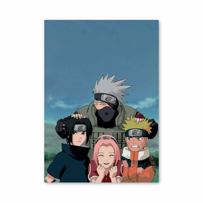 Pôster Sakura x Naruto x Sasuke x Kakashi