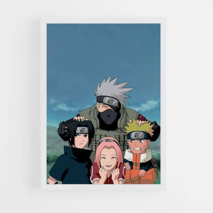 Pôster Sakura x Naruto x Sasuke x Kakashi