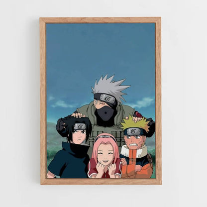 Pôster Sakura x Naruto x Sasuke x Kakashi