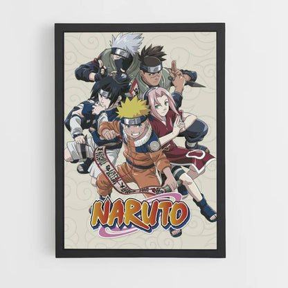 Pôster Naruto Bege