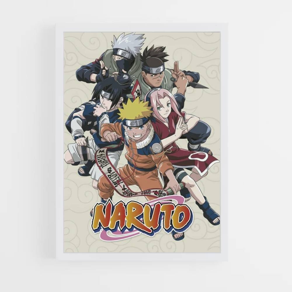 Pôster Naruto Bege