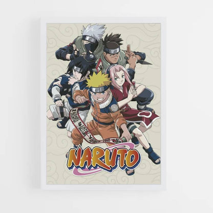 Pôster Naruto Bege