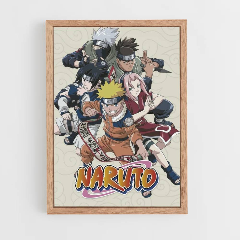 Pôster Naruto Bege