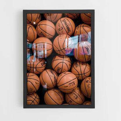 Poster Bolas de basquete