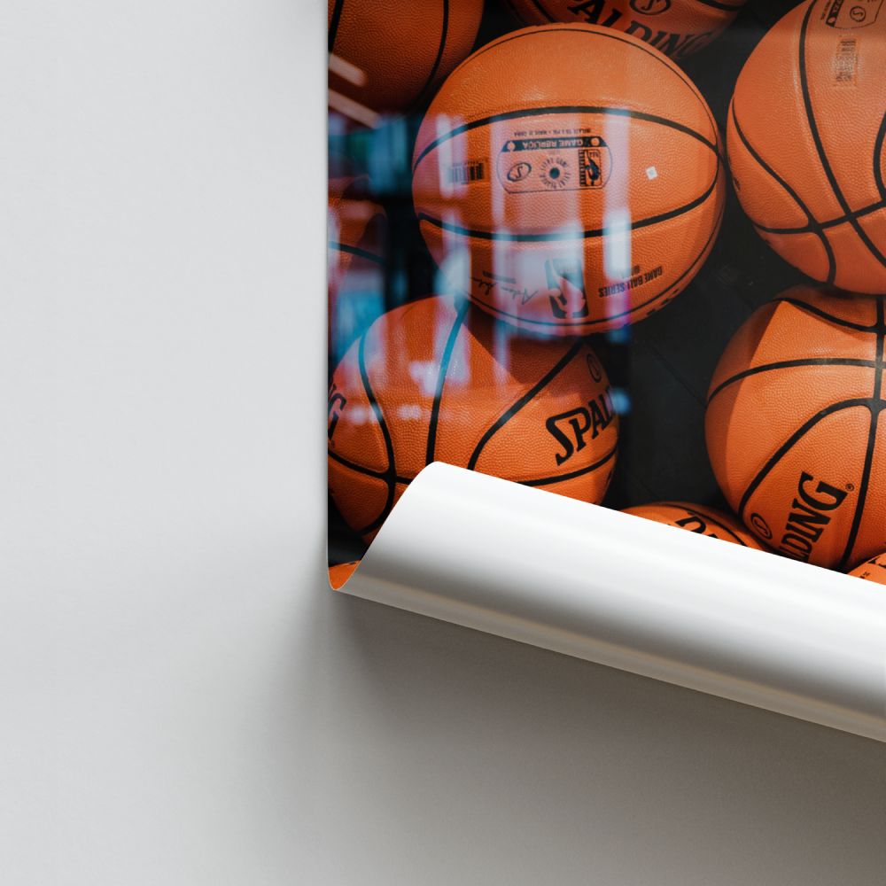 Poster Bolas de basquete