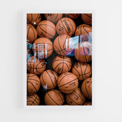 Poster Bolas de basquete