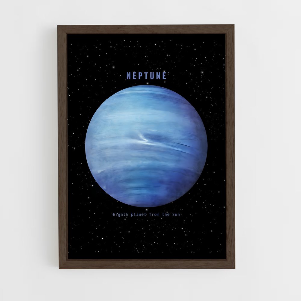neptune-10 cadre Bois foncé