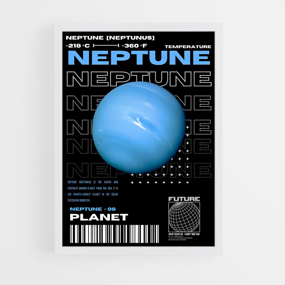 neptune-9 cadre Blanc