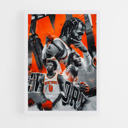 new-york-knicks-13 cadre Blanc