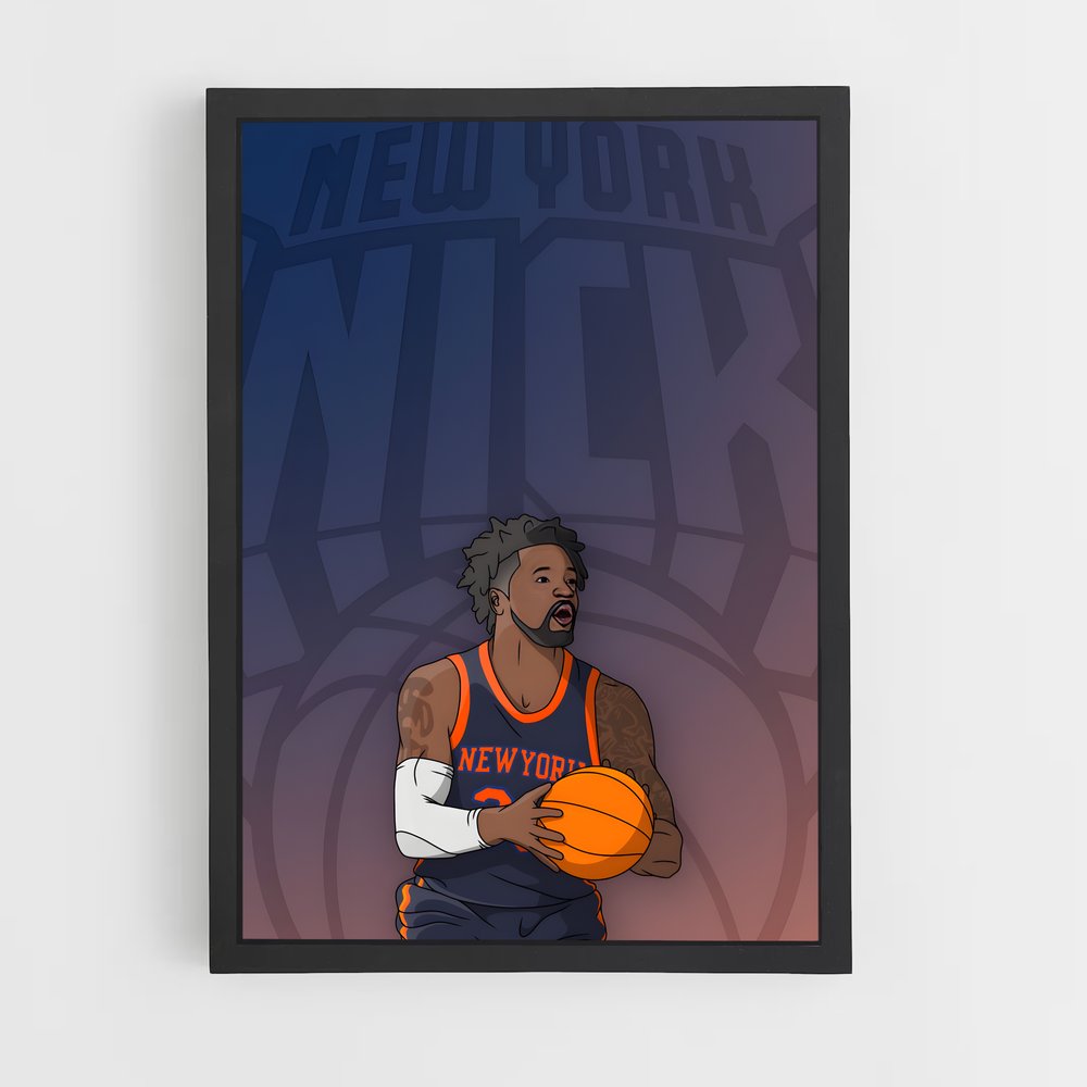 new-york-knicks-15 cadre Noir