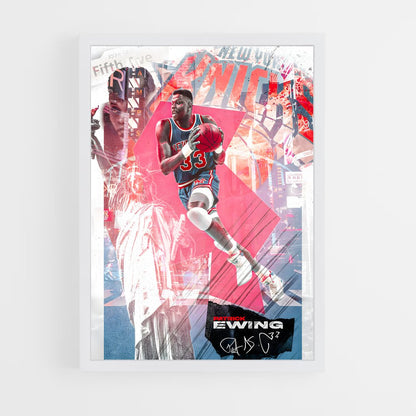 new-york-knicks-19 cadre Blanc