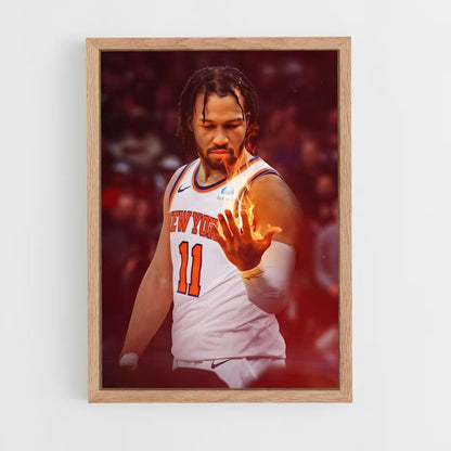 new-york-knicks-6 cadre Bois clair