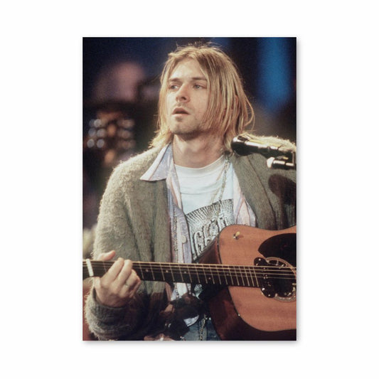 Pôster Guitarra Kurt Cobain