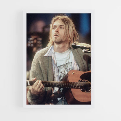 Pôster Guitarra Kurt Cobain