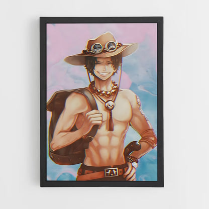one-piece-17 cadre Noir