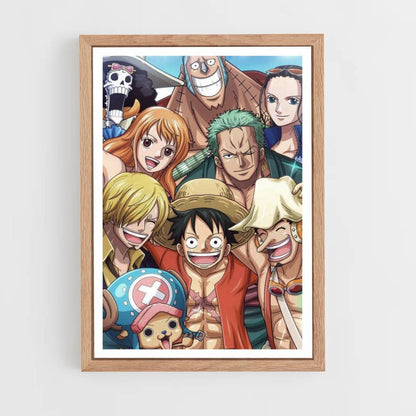 Pôster One Piece Crew Luffy