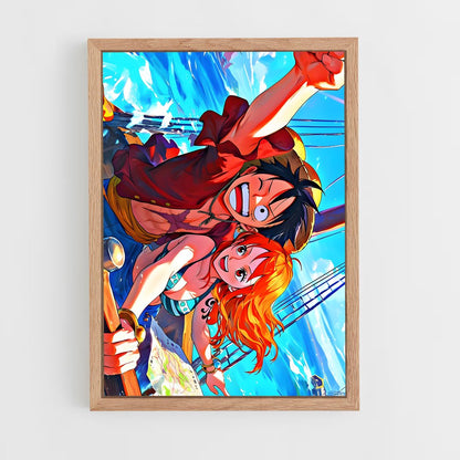 one-piece-19 cadre Bois clair