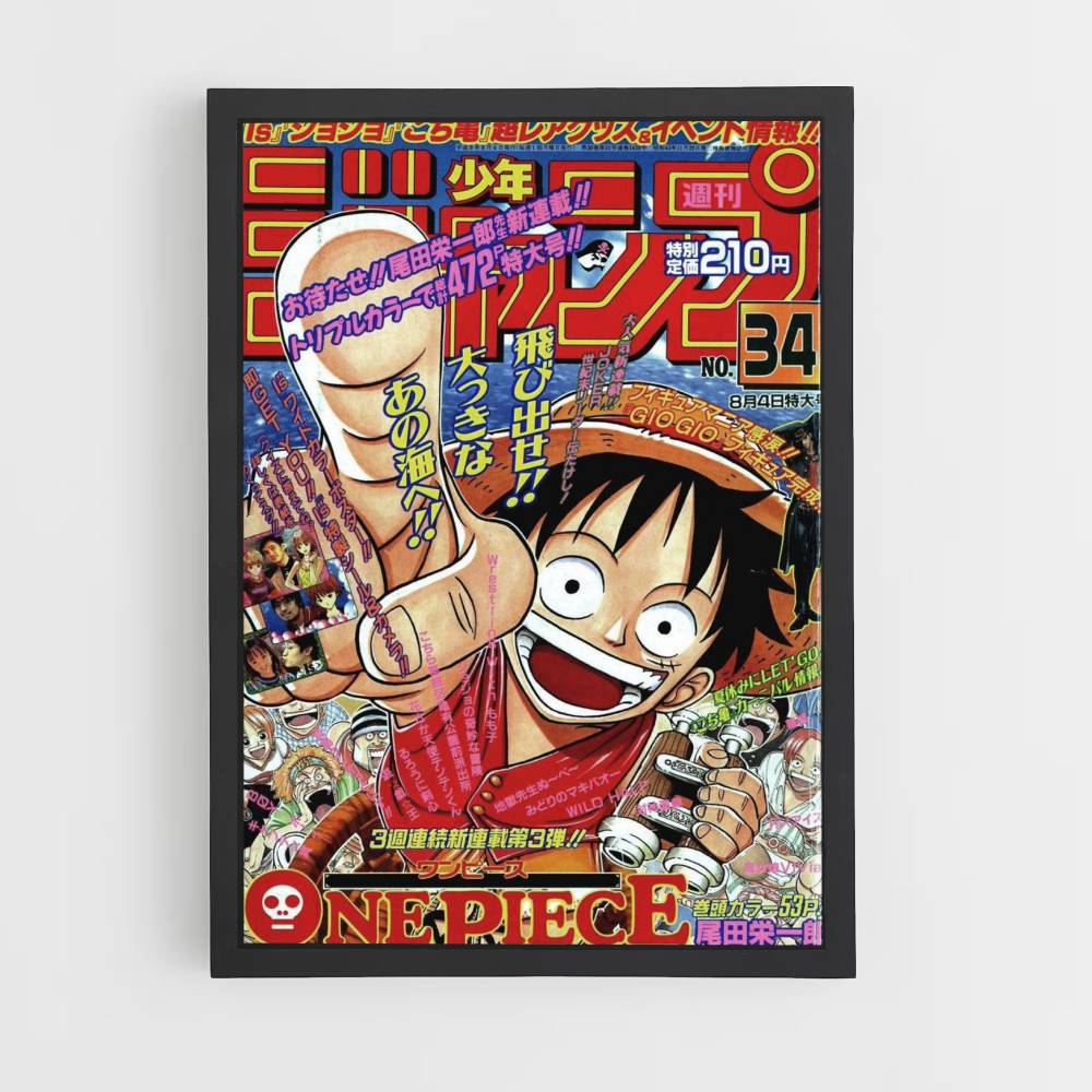 Pôster de Shonen Jump One Piece