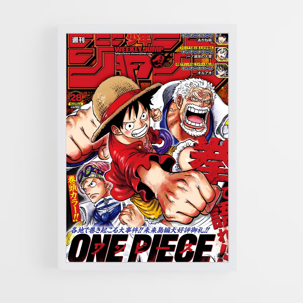 one-piece-3 cadre Blanc
