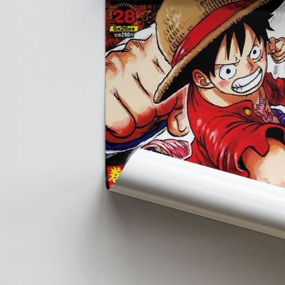 Pôster Luffy x Garp