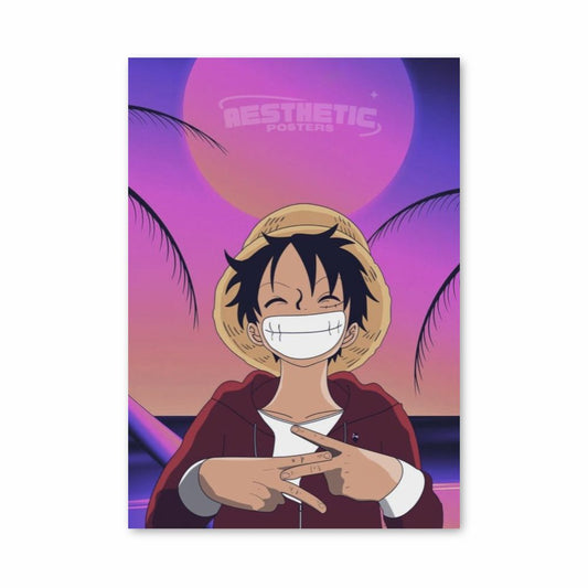 Pôster Estético Luffy