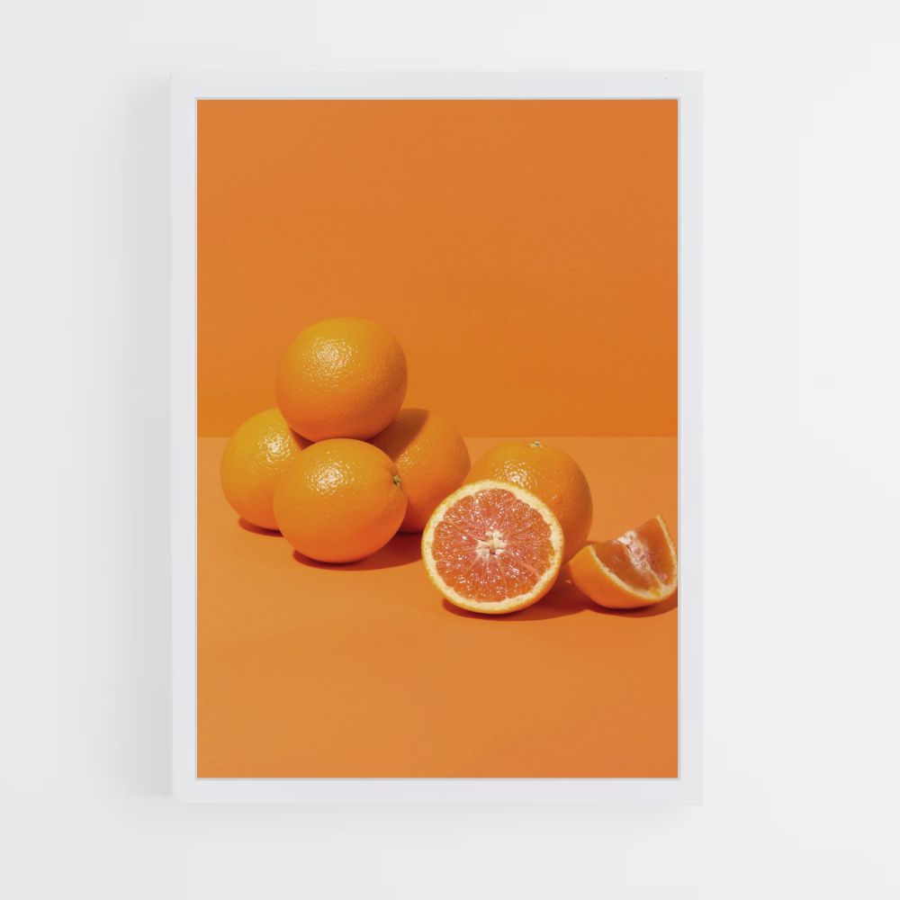 Póster Minimalista Laranja