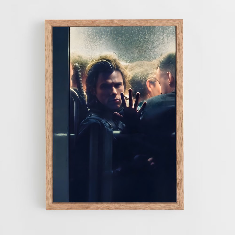 orelsan-4 cadre Bois clair