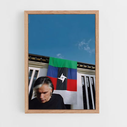 orelsan-5 cadre Bois clair
