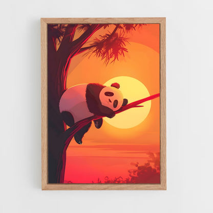 panda-3 cadre Bois clair