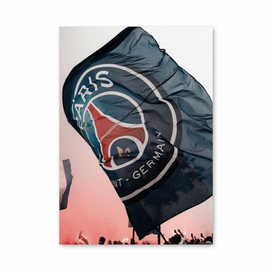 Pôster da bandeira do PSG