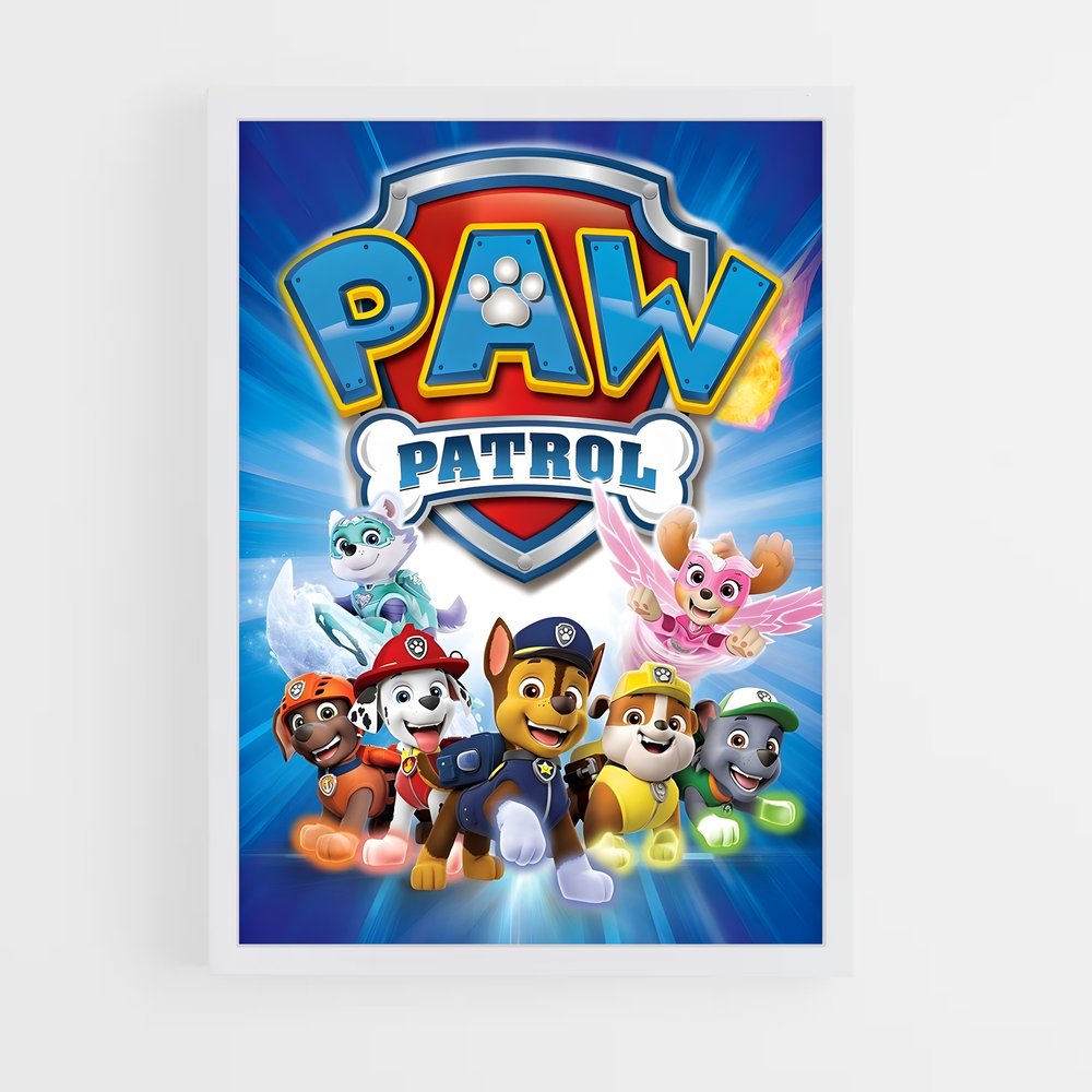 paw-patrol-1 cadre Blanc