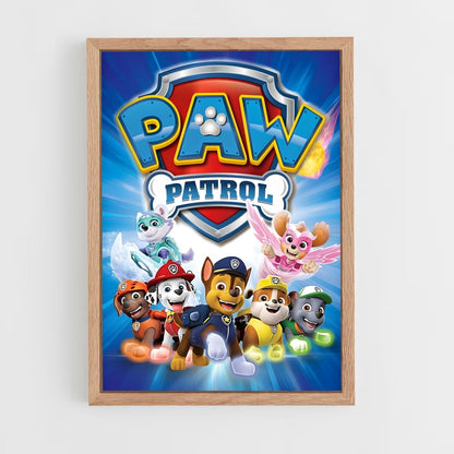 paw-patrol-1 cadre Bois clair