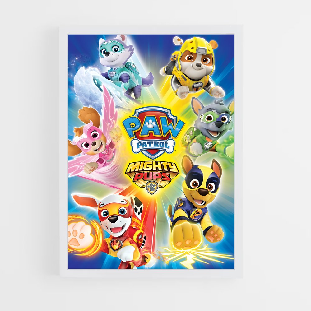 paw-patrol-3 cadre Blanc
