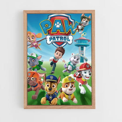 Póster Paw Patrol Cartoon