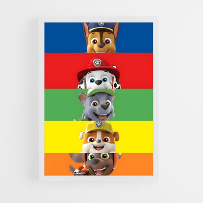 paw-patrol-9 cadre Blanc