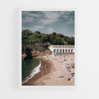 Póster Praia de Biarritz