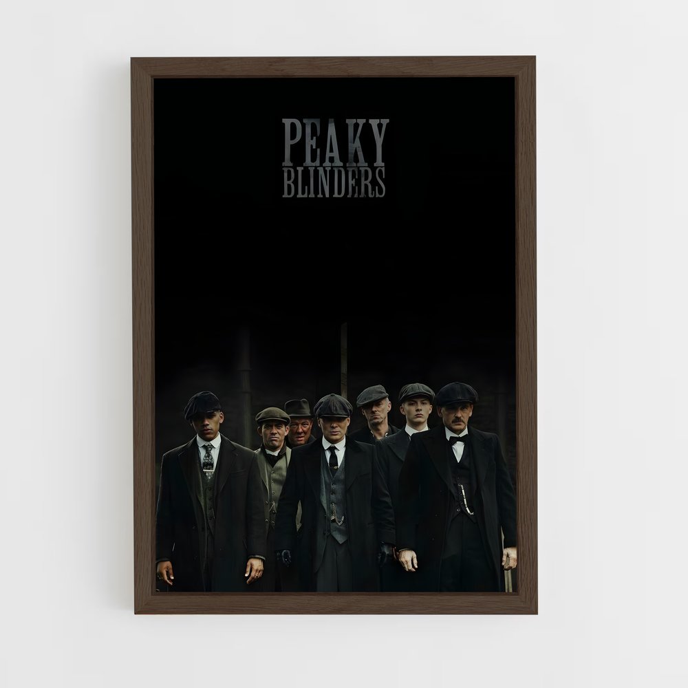 peaky-blinders-9 cadre Bois foncé